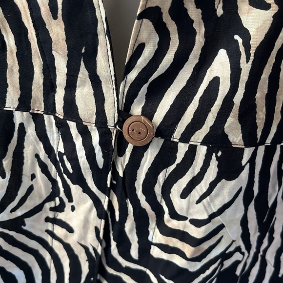 Soft Surroundings Zella Topper Zebra Print Light Weight Top - Picture 7 of 14